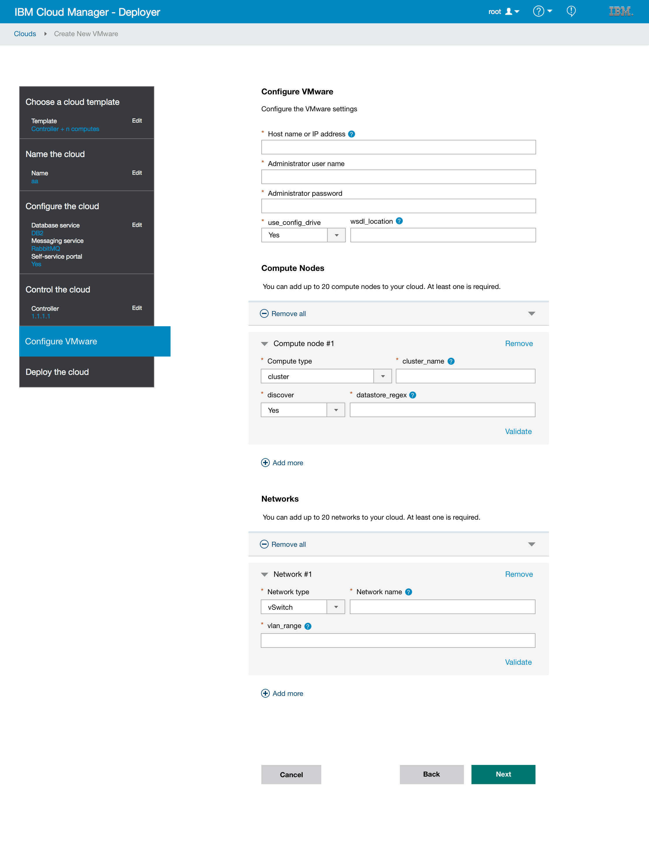 Configure VMware